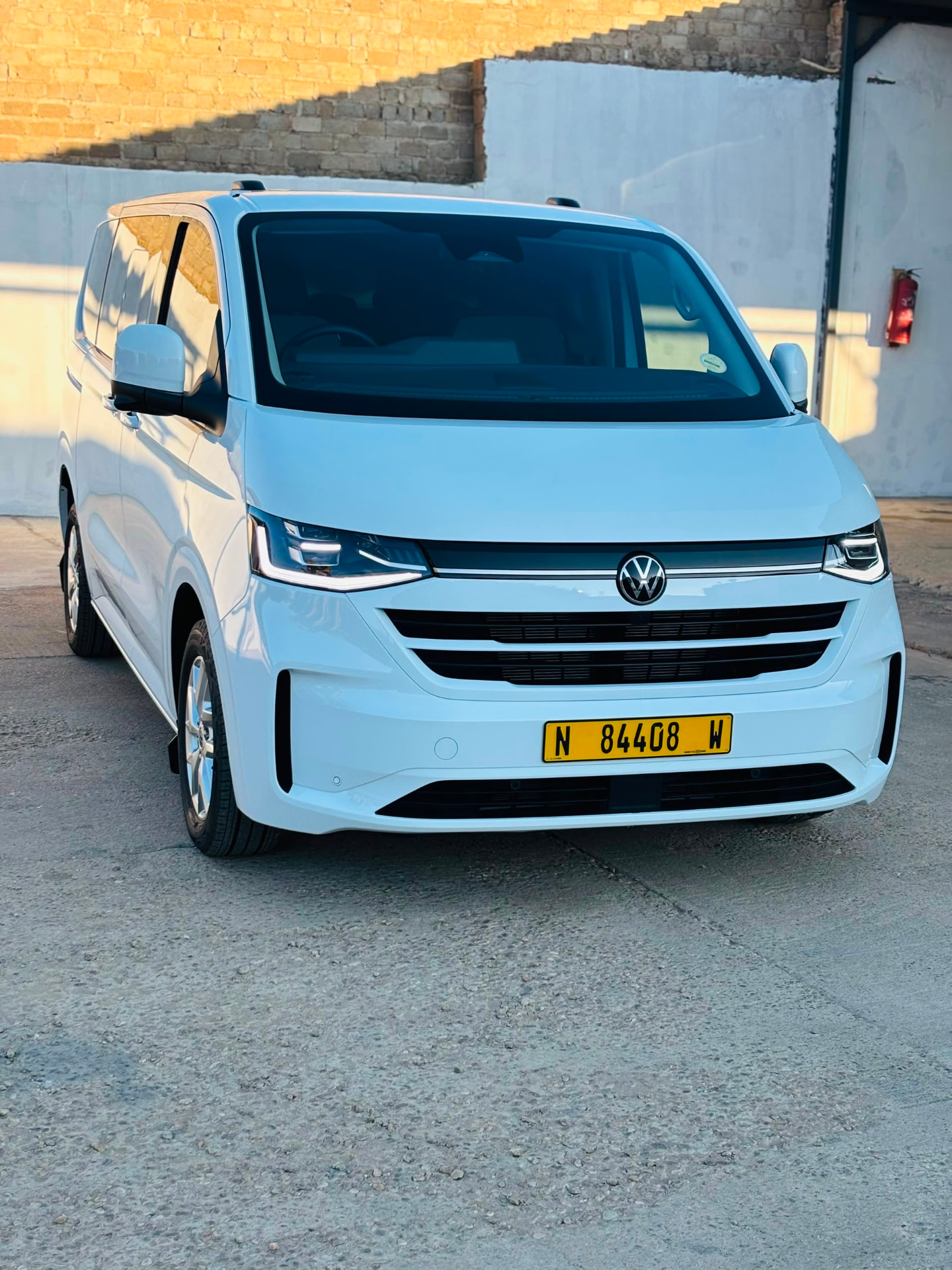 Volkswagen Caravelle available for luxury group hire in Namibia